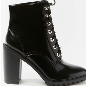 Faux Leather Ankle Boot (“Donated”)